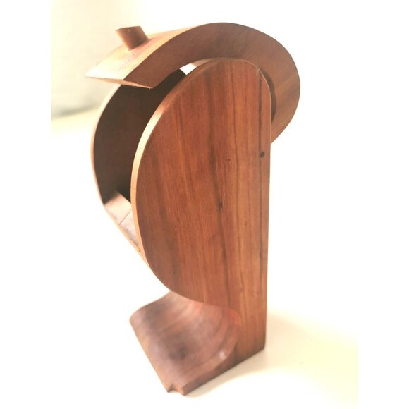 Custom Storage Compartment Made of Wood Rare Vintage - Picture 7 of 10